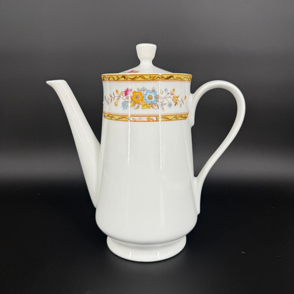 Vintage Yamato Fine China Royalty Series Bouquet 5193 Teapot Made in Japan